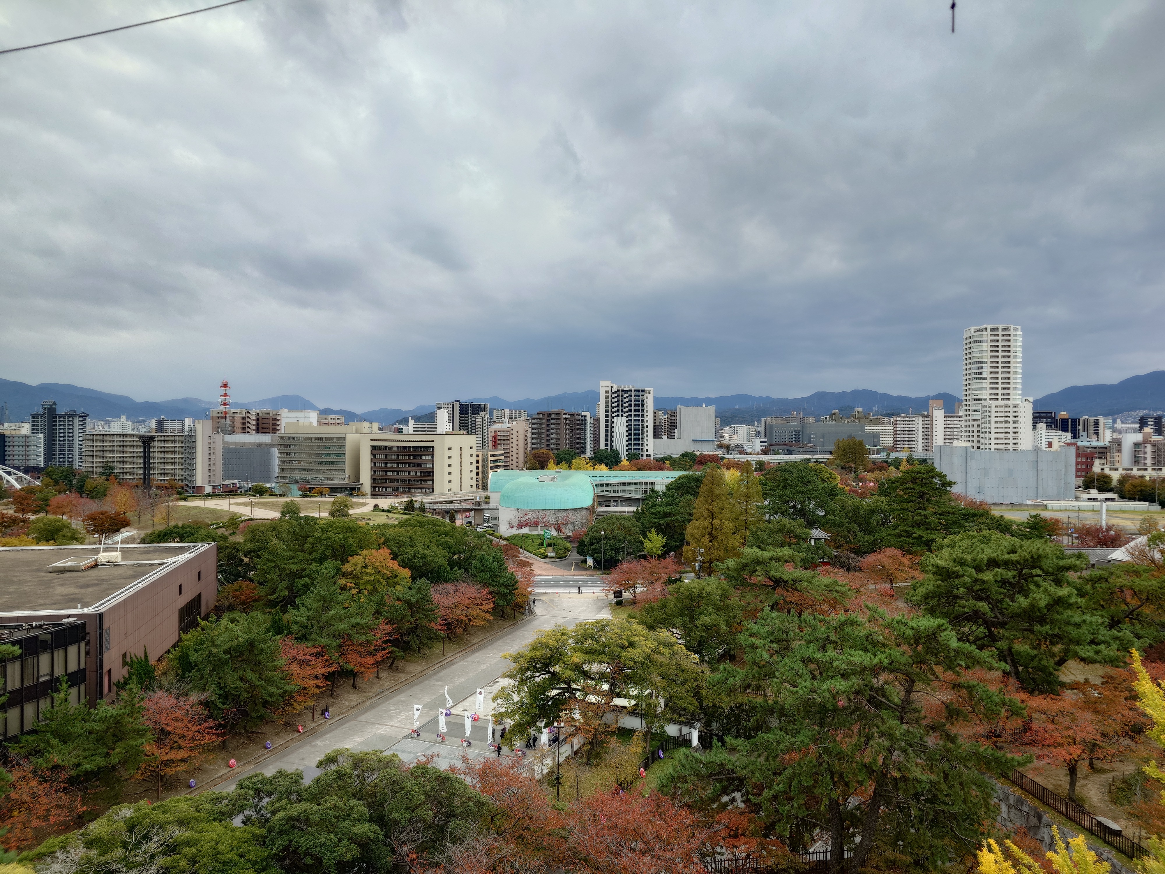 城からの風景